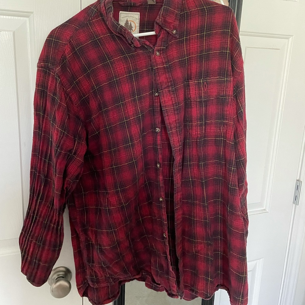 Red and black flannel